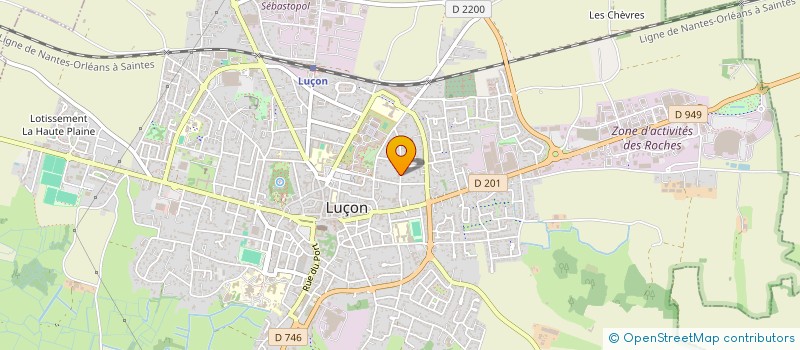 localisation de l'entreprise CABINET POITEVINEAU CONSEILS DE GESTION  LUCON