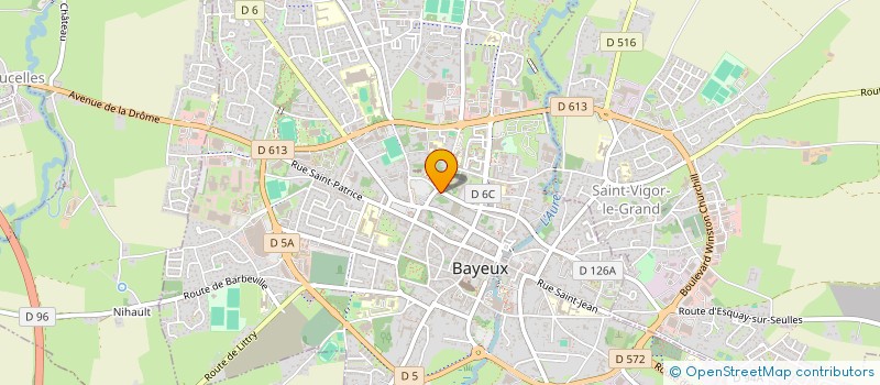 localisation de l'entreprise CABINET PONCEY-LEBAS à BAYEUX