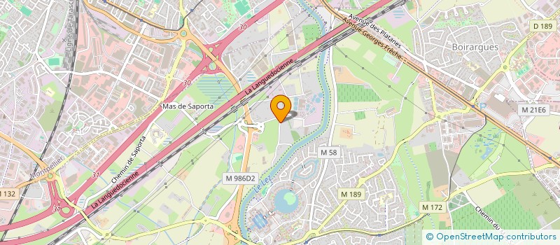 localisation de l'entreprise CABINET POULAIN CONSEIL à LATTES