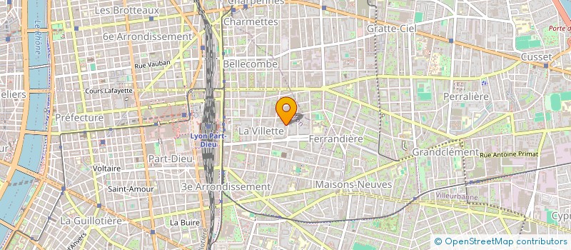 localisation de l'entreprise CABINET PRADEL EXPERTS  LYON