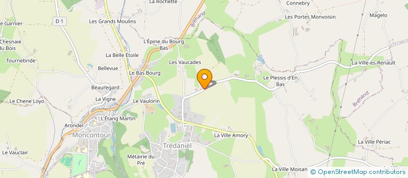 localisation de l'entreprise CABINET PREMARIS  TREDANIEL