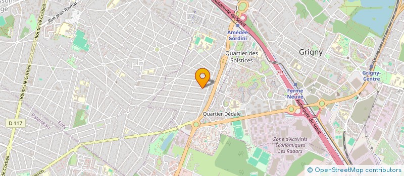 localisation de l'entreprise CABINET PREVENTION INCENDIE (C.P.I.) - SAS à LES ULIS