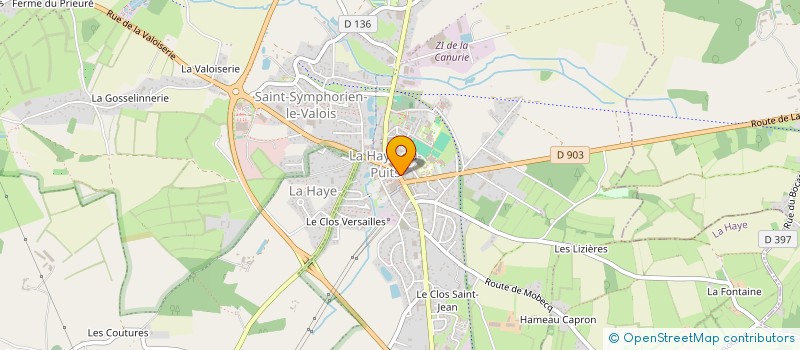 localisation de l'entreprise CABINET PRIEUR  LA HAYE