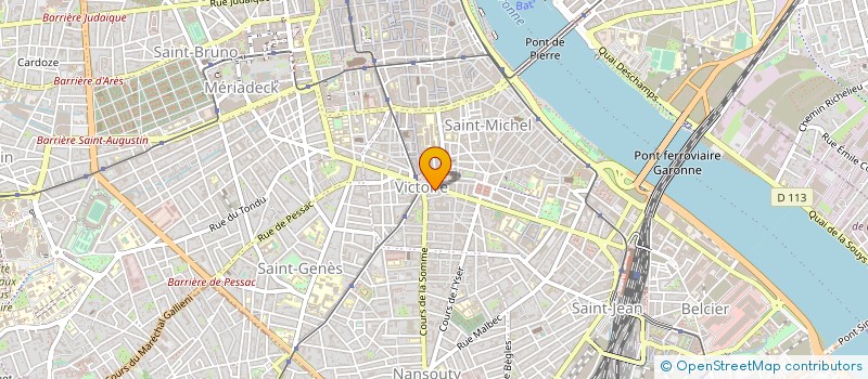 localisation de l'entreprise CABINET RABAU DARCHAND à BORDEAUX