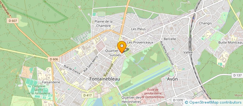 localisation de l'entreprise CABINET RANAIVO TECHNI-SURVEY  FONTAINEBLEAU