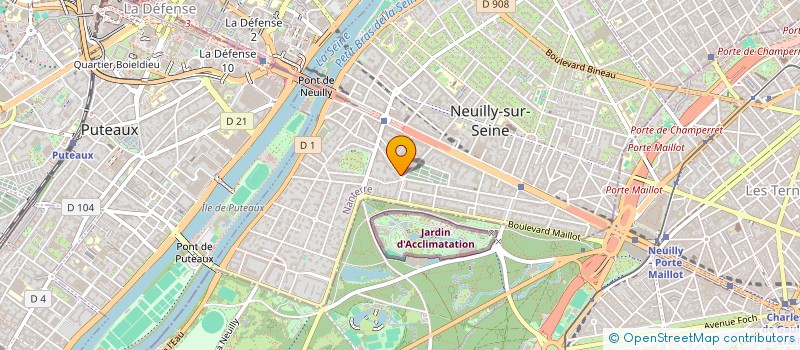 localisation de l'entreprise CABINET RAPHAEL SIBEONI à NEUILLY-SUR-SEINE