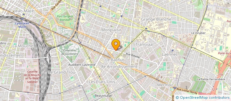 localisation de l'entreprise CABINET RATELADE PETITHOMME GEOMETRES EX à LYON