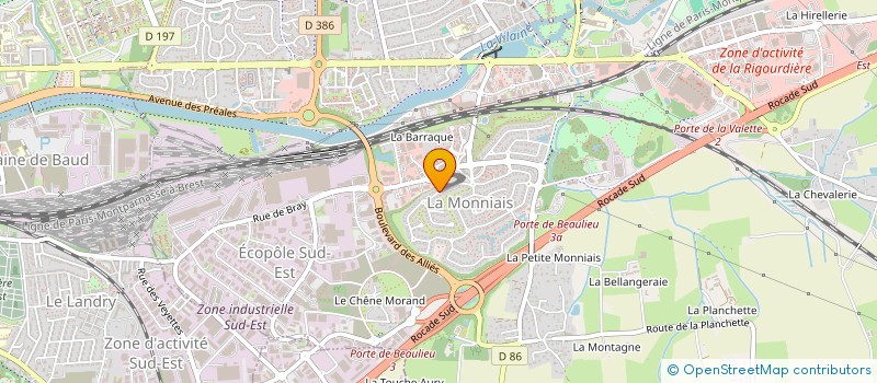 localisation de l'entreprise CABINET RAULIN EXPERTISE à CESSON-SEVIGNE