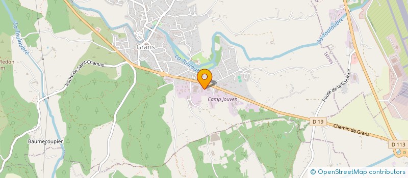 localisation de l'entreprise CABINET RAYNAUD-BREMOND - BOUTIN ET ASSOCIES  GRANS