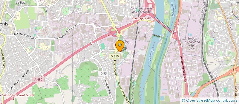 localisation de l'entreprise CABINET REMI BACON  IRIGNY