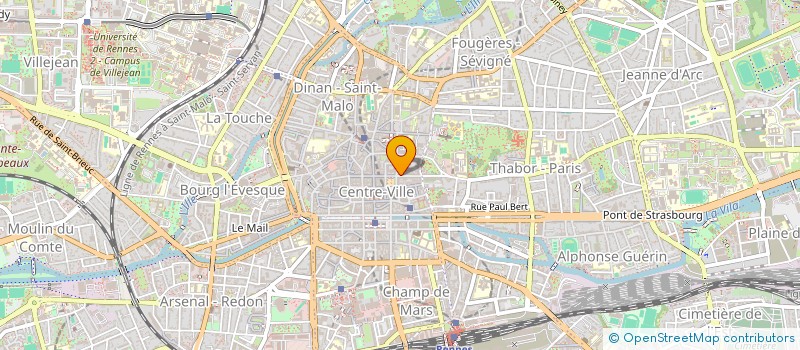 localisation de l'entreprise CABINET REMI PIERRE à RENNES
