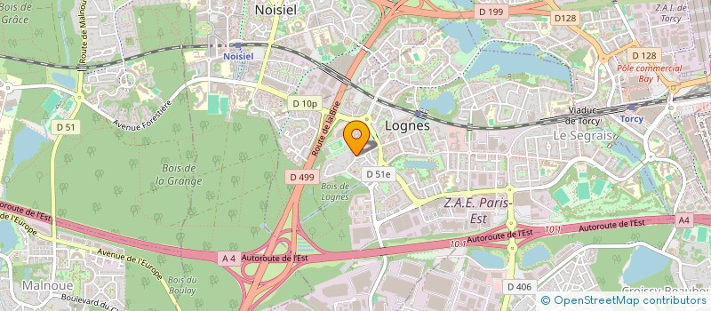 localisation de l'entreprise CABINET RETIS à LOGNES