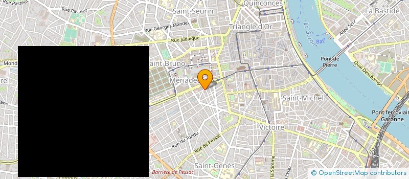 localisation de l'entreprise CABINET REYNAUD ET REBAUDIERES à BORDEAUX