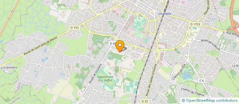 localisation de l'entreprise CABINET RIAND à CHALLANS