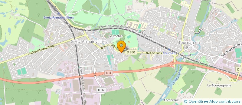 localisation de l'entreprise CABINET RIBOURG FIMBEL VAUTIER  ROISSY-EN-BRIE