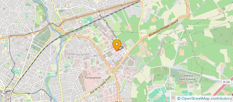 localisation de l'entreprise CABINET RICHARD ARCHITECTURE  CASTELNAU-LE-LEZ