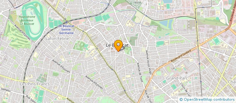 localisation de l'entreprise CABINET RICHARD IMMOBILIER à LE BOUSCAT