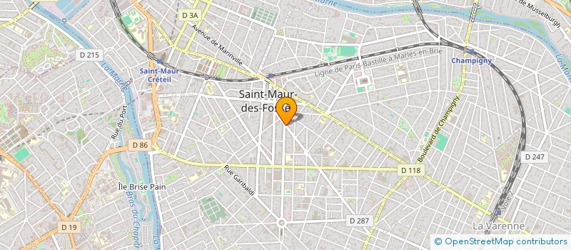 localisation de l'entreprise CABINET RIMINI à SAINT-MAUR-DES-FOSSES