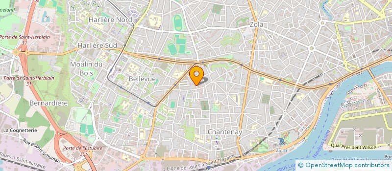 localisation de l'entreprise CABINET RIOT à NANTES