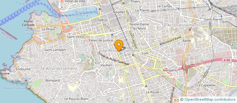 localisation de l'entreprise CABINET RIPERT DE GRISSAC à MARSEILLE