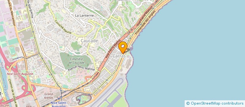 localisation de l'entreprise CABINET RIVIERA DENTAIRE à NICE