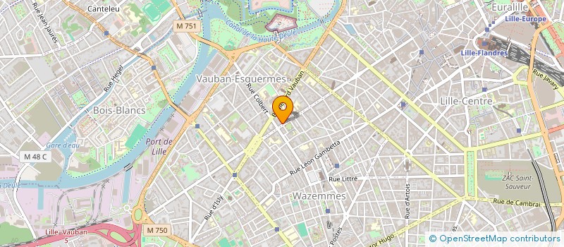 localisation de l'entreprise CABINET RK IMMOBILIER à LILLE