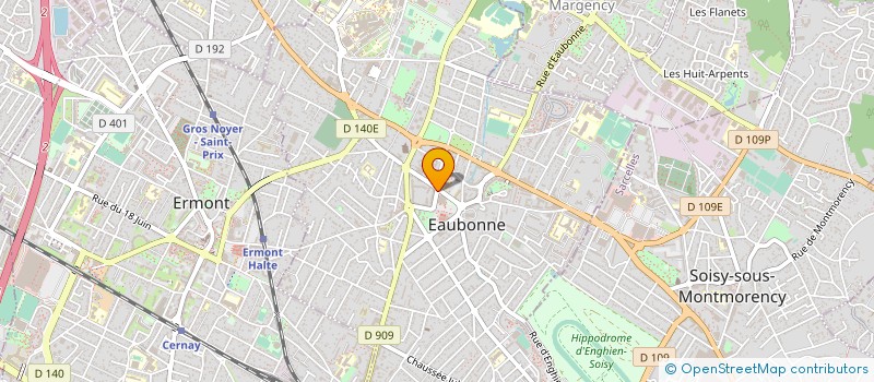 localisation de l'entreprise CABINET ROBERT ARVAULT à EAUBONNE