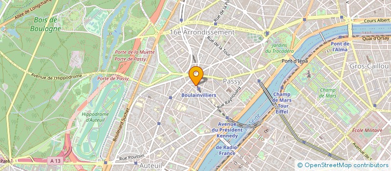 localisation de l'entreprise CABINET ROCLORE à PARIS