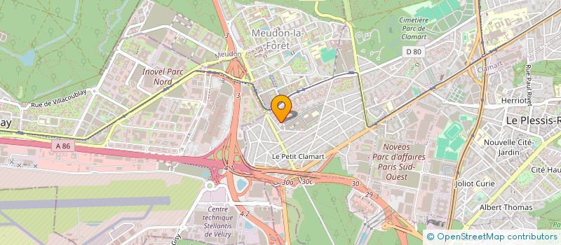 localisation de l'entreprise CABINET ROGER DOYEN à CLAMART