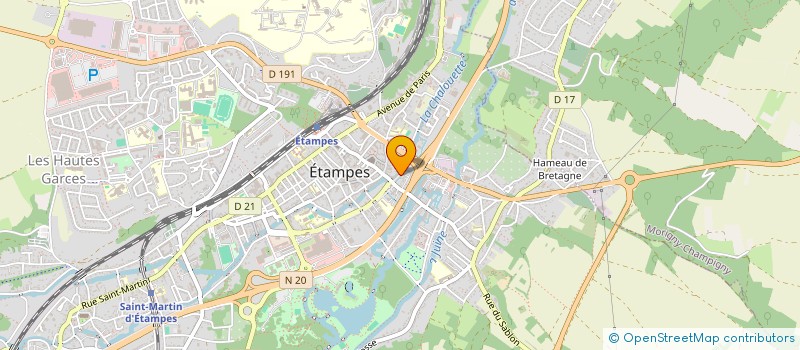 localisation de l'entreprise CABINET ROHAUT SARL à ETAMPES