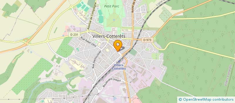 localisation de l'entreprise CABINET ROLAND-LAMANT  VILLERS-COTTERETS