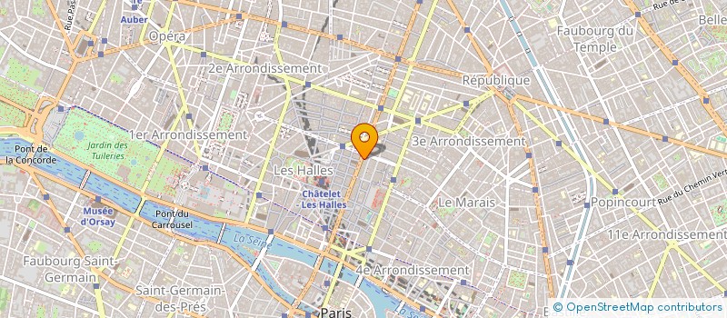 localisation de l'entreprise CABINET ROSEAU ET ASSOCIES SARL DE GEOMETRES EXPERTS à PARIS
