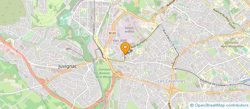 localisation de l'entreprise CABINET ROUCAYROL IMMOBILIER à MONTPELLIER