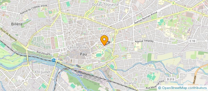 localisation de l'entreprise CABINET ROUFFIAC à PAU