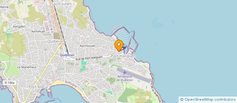 localisation de l'entreprise CABINET ROUGEAU SARL  QUIBERON