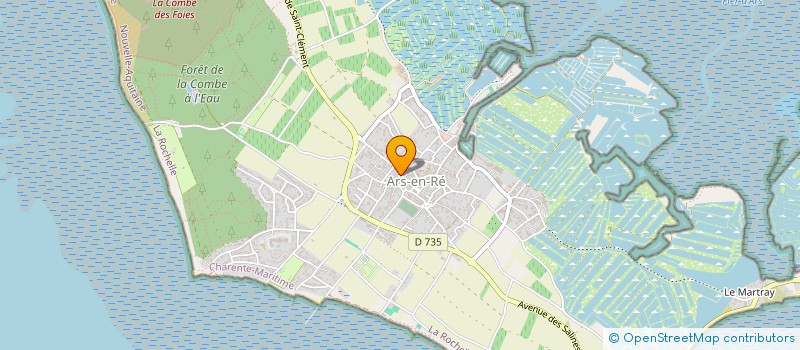 localisation de l'entreprise CABINET ROUQUETTE JAUFFRAIS  ARS-EN-RE