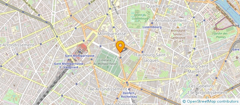 localisation de l'entreprise CABINET ROUSSEAU ET TAPIE  PARIS