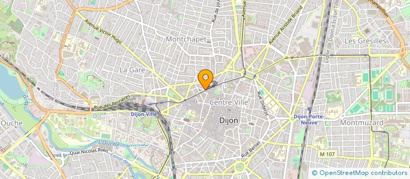 localisation de l'entreprise CABINET ROUSSEL, EXPERTISES IMMOBILIERES à DIJON