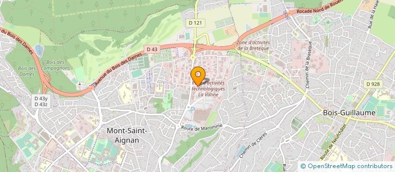 localisation de l'entreprise CABINET RUNGEARD ET ASSOCIES à MONT-SAINT-AIGNAN