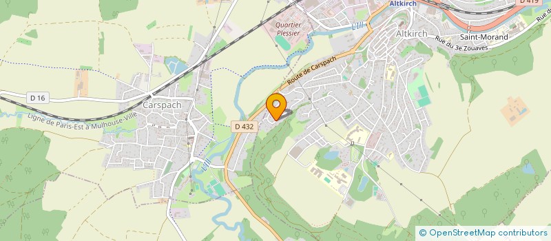 localisation de l'entreprise CABINET RUNSER  ALTKIRCH