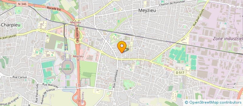 localisation de l'entreprise CABINET S. SAGE à MEYZIEU