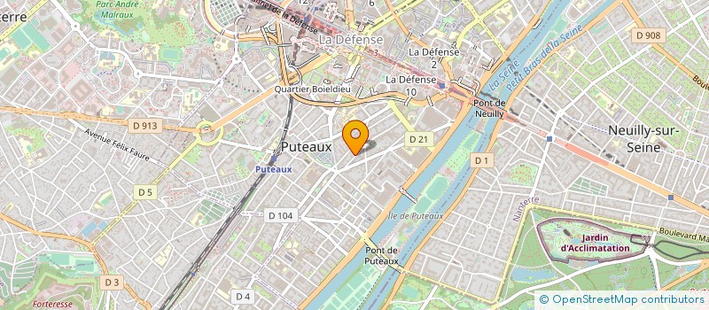 localisation de l'entreprise CABINET S'WAY à PUTEAUX