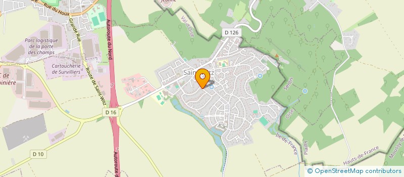 localisation de l'entreprise CABINET SABATER EXPERTISE  SAINT-WITZ