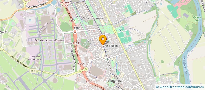localisation de l'entreprise CABINET SAGE-FEMME HEBERT NOGRET à BLAGNAC