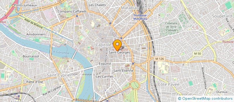 localisation de l'entreprise CABINET SAINT-CLERC à TOULOUSE
