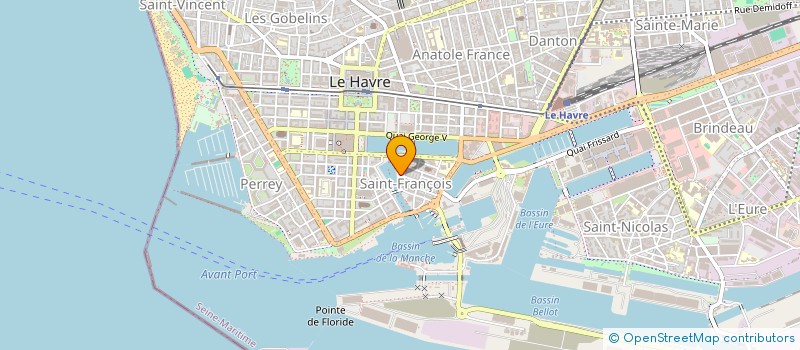 localisation de l'entreprise CABINET SAINT FRANCOIS à LE HAVRE