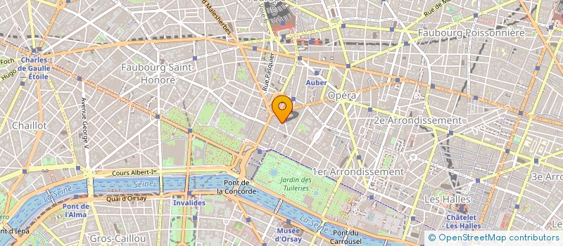localisation de l'entreprise CABINET SAINT GEORGE à PARIS