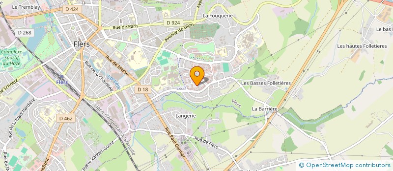 localisation de l'entreprise CABINET SAINT SAUVEUR à FLERS