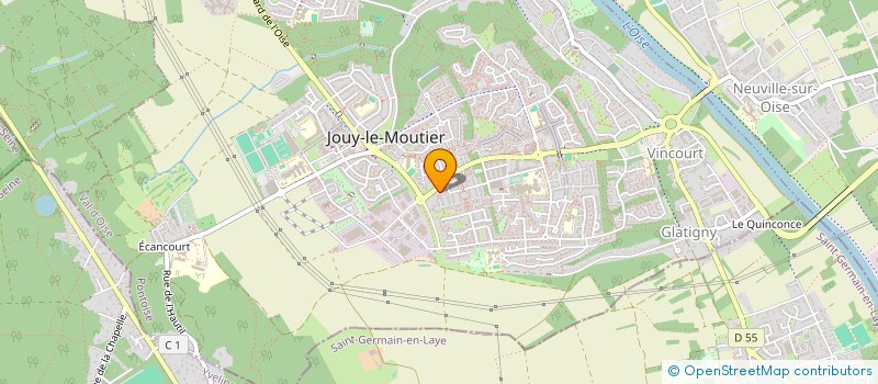 localisation de l'entreprise CABINET SAINT YRIEIX  JOUY-LE-MOUTIER