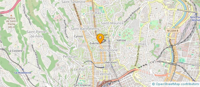 localisation de l'entreprise CABINET SARFATI MOUCHVOZ  NICE